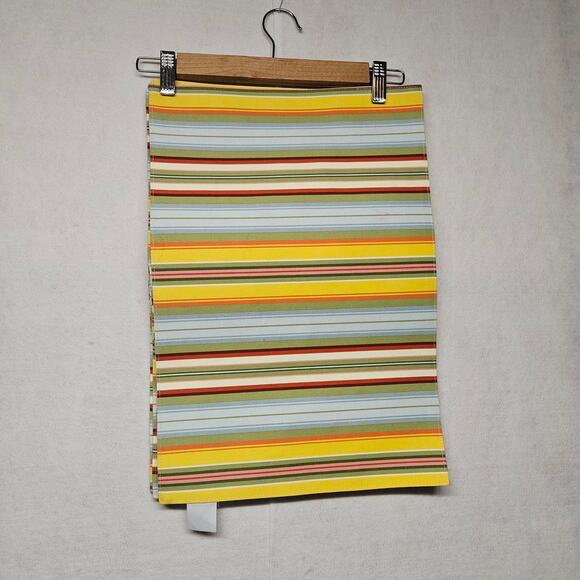 Reversible Floral And Stripe Fall Placemats Set of 4 - Picture 3 of 9